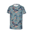 thumbnail image 3 of Honeii Underwater Animals and Flowers Print Kids Boy T-Shirt,Breathable Round Neck Tee,Stylish Summer Tee for Boys, for Outdoor Activities and Casual Wear, 3 of 7