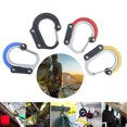 thumbnail image 6 of Homeer Climbing Carabiner Carabiner Hook Carabiner Clip Strong Load-Bearing Climbing Carabiner D Shape Buckle for Outdoor Camping, 6 of 10