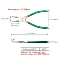 thumbnail image 7 of SPEEDWOX Snap Ring Pliers 5-Inch Internal Circlip Pliers Precision Cir-clip Retainer Ring Pliers Curved Jaw for Ring Remover Retaining, 7 of 7