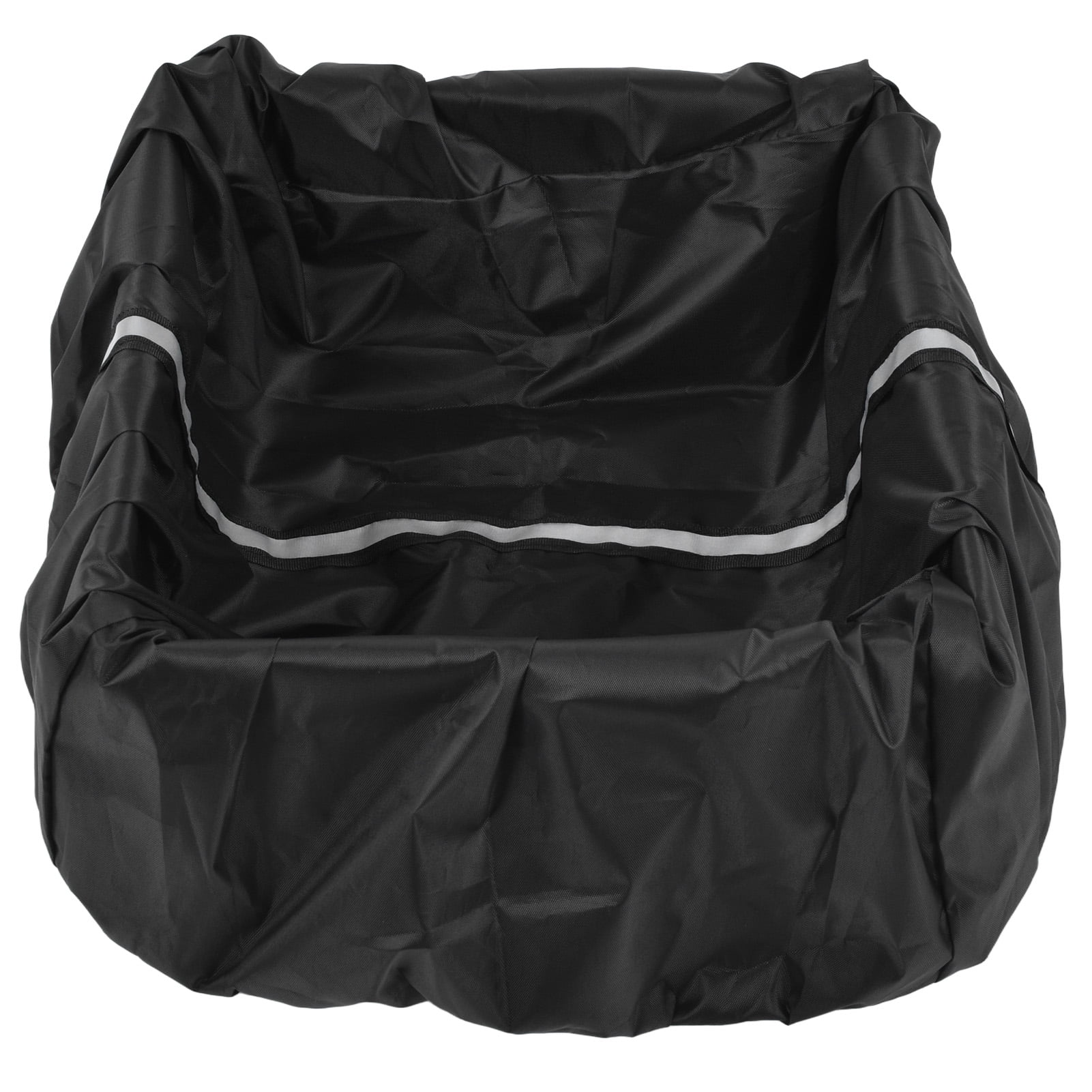 Housse Imperméable Panier Vélo - Protection Pluie 40x30x20cm, Élastique - Noire