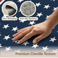 thumbnail image 6 of ODIKA 2'x3' Washable Throw Rug Independence Door Patriotic Stripe Border Welcome Striped July Flowing Dynamic for Hallway, Study Room, Non-Slip Low Profile, Flatwoven, 6 of 7