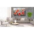thumbnail image 2 of Tiptophomedecor Stretched Canvas Floral Art - Poppies (Watercolour) - Stretched & Framed Ready To Hang Art, 2 of 3