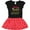 Black & Red with Polka Dots, variant on Inktastic Christmas Dear, Santa Before I Explain How Much do you Know? Girls Toddler Dress