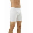 thumbnail image 2 of Underworks Men's Cotton Spandex Long Boxer Underwear, 2 of 5