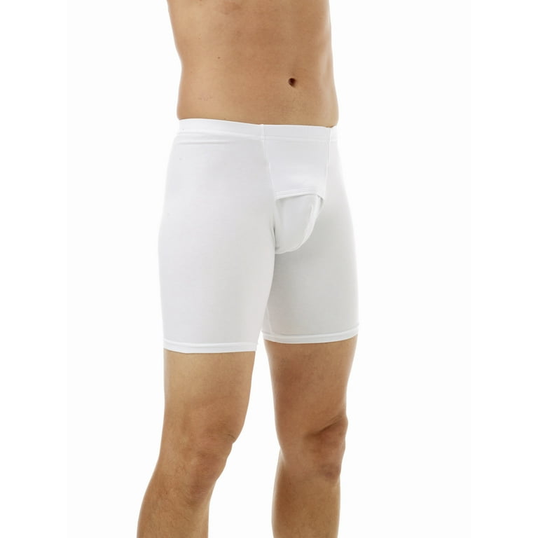 Underworks Cotton Performance Compression Long Boxers Walmart