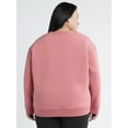 thumbnail image 2 of Athletic Works Women's and Women's Plus Crewneck Sweatshirt, Sizes XS-4X, 2 of 4