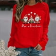 thumbnail image 2 of jsaierl Womens Christmas Sweatshirts Long Sleeve Gnomes Graphic Top Funny Crewneck Sweatshirt Graphic Pullover for Women Fashion 2025, 2 of 4