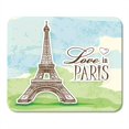 thumbnail image 1 of POGLIP Tapis de Souris Effel Love in Paris Tour Eiffel Colorée 9x10 Pouces, 1 of 1