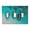 Boats in Turquoise Sea, variant on Dailycode Light Switch Plate Covers 2 Gang Wall Plate Plastics Outlet Covers for Kitchen Home Office Decor Futuristic Cyberpunk City