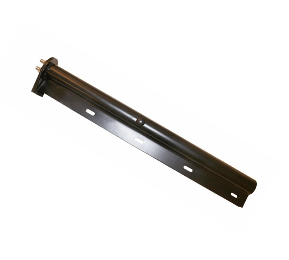 Black Straight Mud Flap Hanger Bracket Set - 30" Spring Loaded Mud Flap Hanger for Semi Trucks with 1-1/8" Bolt Pattern Replace OEM 649B-SL - 1 Pair