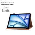 thumbnail image 5 of GSFY Case for 2024 iPad Air 11 Inch 6th Gen (M2), Smart PU Leather Wallet Stand Protective Book Case Auto Sleep Wake for iPad Air 11 6th/ iPad Air 10.9 4th &5th/ iPad Pro 11 (2018-2022), GX-Pink, 5 of 8
