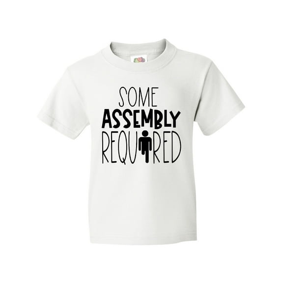 Inktastic Some Assembly Required Right Leg Amputee Youth T-Shirt