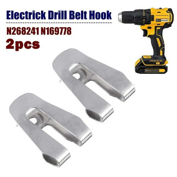 2pcs Electric Cordless Drill Belt Hook Clip For DW N268241 DCD980 DCD985 DCD780