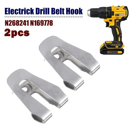 

2pcs Electric Cordless Drill Belt Hook Clip For DW N268241 DCD980 DCD985 DCD780
