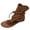 Brown, variant on Sandals for Women Dressy Summer Flat Vintage Open Toe Flip Flops Fringe Tassel Ankle Boots 2026 Bohemian Retro Casual Beach Shoes