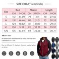 thumbnail image 3 of Evdexr Mens Zip Up Hoodie Long Sleeve Hooded Sweatshirt with Pockets 2026 Winter Trendy Athletic Jacket Slim Fit Lightweight Color Block Hoodies 2XL, 3 of 6