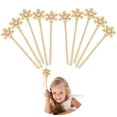 thumbnail image 2 of 10PCS Princess Wand Cute Snowflake Magic Fairy Wand Costume Wand for Girls, 2 of 8