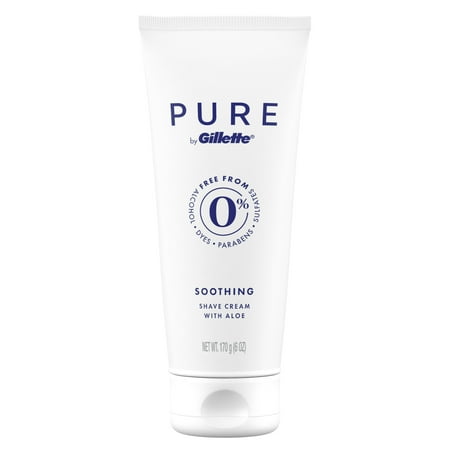 Shaving Soap Cream - PURE by Gillette Shaving Cream for Men, 6 fl oz