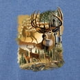 thumbnail image 3 of Wild Bobby Deers in Mountains Patriotic American Flag Hunting Animal Lover Unisex Men Tee, 3 of 6