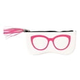 thumbnail image 1 of Bolsa de cuero para gafas de sol, soporte para anteojos con flecos, bolsa de almacenamiento de viaje para hombres y mujeres Blanco Zulema Porta Cremallera Gafas De Sol, 1 of 8