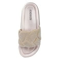 thumbnail image 2 of HA-EMORE Women's Fashion Sparkly Slides Round Open Toe Slip On House Slippers Soft Thick Cushion Flat Sandals, 2 of 9