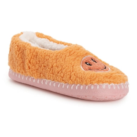 

MUK LUKS Women s Sherpa Smiley Ballerina