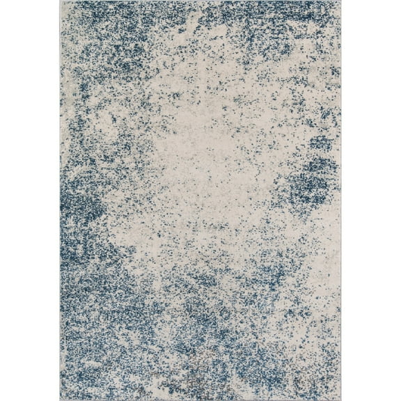 Momeni Loft 5'3" X 7'6" Transitional Rug in Blue