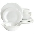 thumbnail image 2 of Gibson Ultra Dinnerware Set - Tempered Opal Glass, Dishwasher Safe - 36 Piece, White — Construction & DIY Use, Standard Hardware Spec, 2 of 5