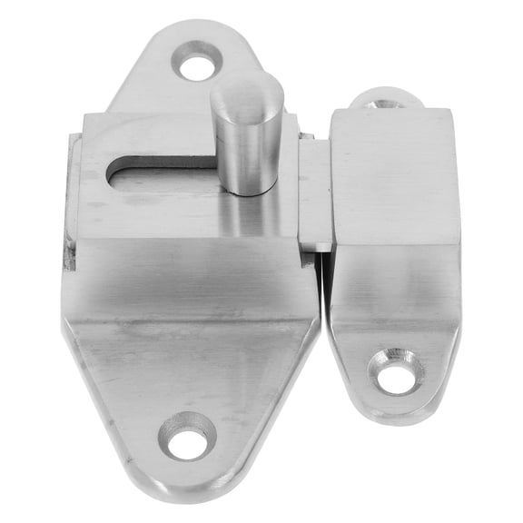 Stainless Steel Sliding Door Lock with Heavyduty Slide Bolt for Door Security 304 Material Silver