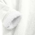 thumbnail image 5 of FAWUUDO Women Warm Sherpa Lined Fleece Crewneck Sport Sweatshirt Pullover White, 5 of 9