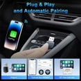thumbnail image 6 of 2-In-1 Wireless and Auto Adapter Converts Factory Wired To Wireless Plug and Play Portable Usb Design Compatible with Most Vehicles Supports All Oem Controls Steering, 6 of 6