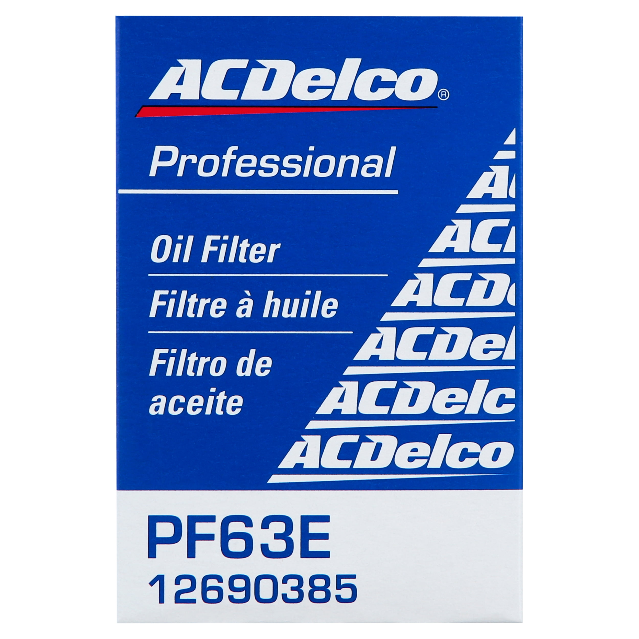ACDelco PF63E Professional Engine Motor Oil Filter Fits select: 2014-2021 CHEVROLET SILVERADO, 2011-2020 FORD F150