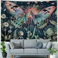 thumbnail image 4 of Orinice  Luna Butterfly Tapestry Moonlit Garden Tapestries Mushroom Plants Tapestry for Bedroom Aesthetic Boho Moth Tapestry Wall Hanging for Living Room Dorm Painting, 4 of 6