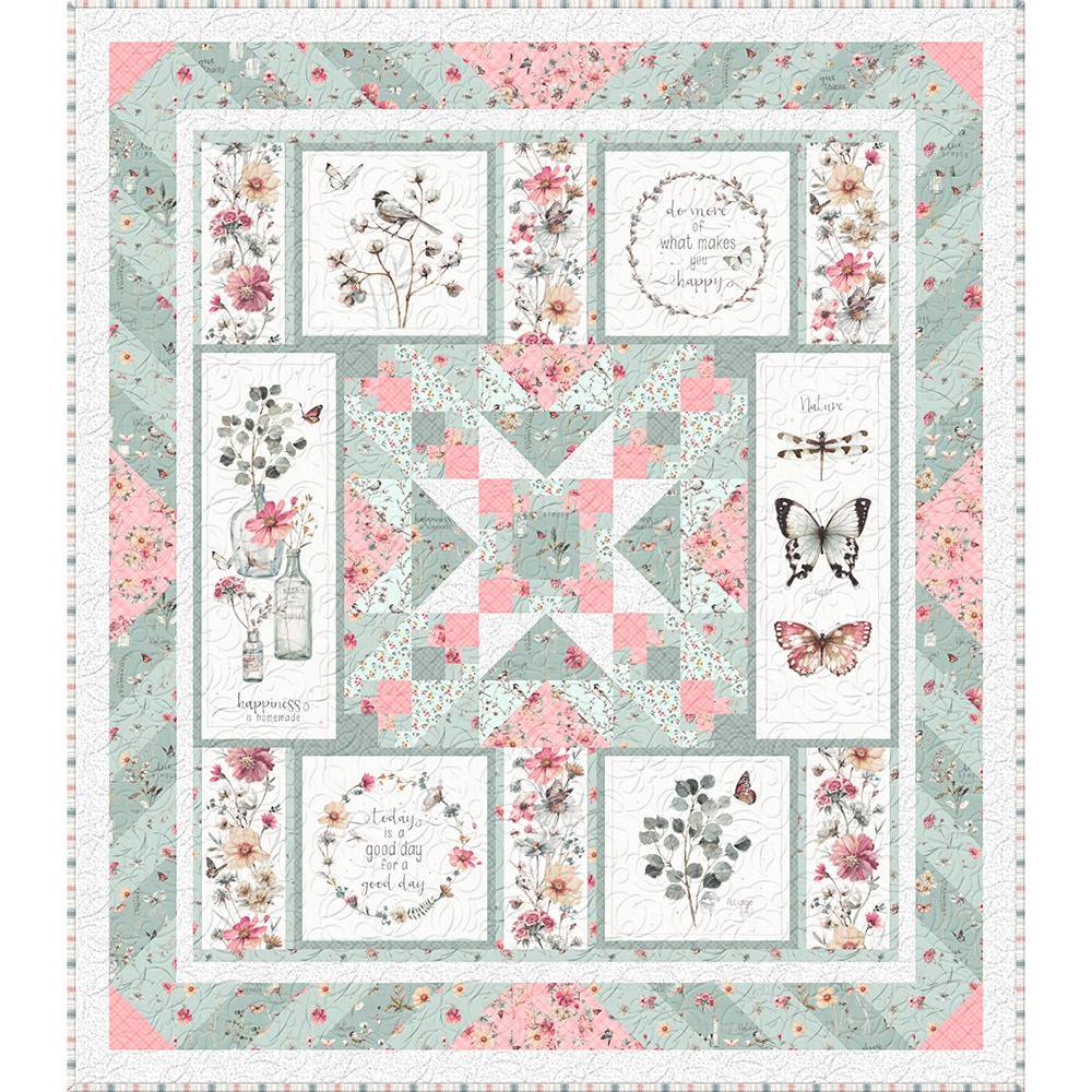 Wilmington Prints A Country Weekend Lisa Audit Throw Size Quilt Kit