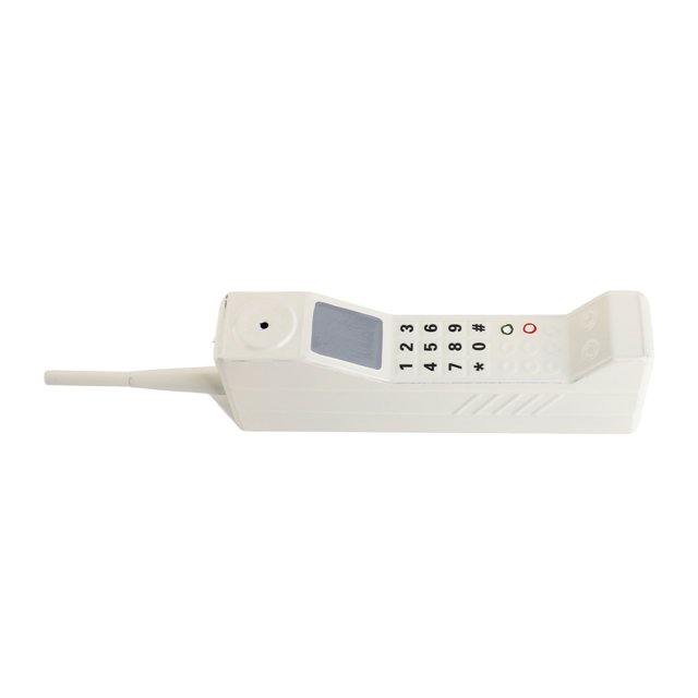Acesorio para teléfono antiguo, adorno portátil para teléfono con grito de hierro, adorno retro para teléfono móvil para decoración de Oficina en el HOGAR
