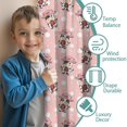 thumbnail image 3 of Blackout Kids Curtains,Pink Cow Strawberry Hat Pattern Childrens Insulated Curtains Set Of 2,Bedroom Essentials,Toddler Room Decor 42x63in(106x160cm), 3 of 5