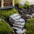 thumbnail image 2 of halloween decor Garden Stone Miniature Bridge Decor Fairy Home Ornament Bend Stairs Home Decor, 2 of 3