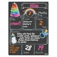 thumbnail image 3 of Cohas Basic Design Baby Milestone Chalkboard, 9 by 12 inches, No Marker, 3 of 8