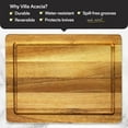 thumbnail image 5 of Villa Acacia Small Wood Cutting Board - 12 Inch, 5 of 9