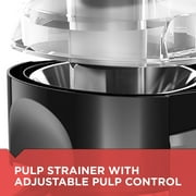 BLACK+DECKER Fruit and Vegetable Juice Extractor, Black, JE2200B