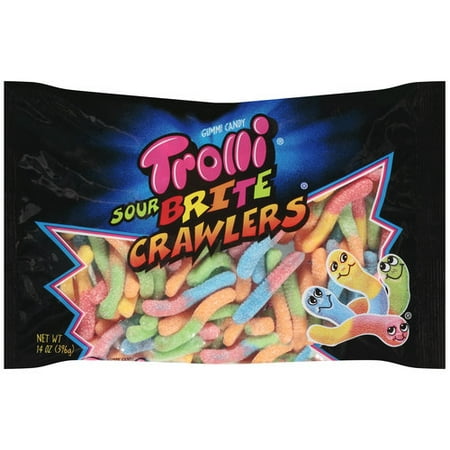 Trolli Sour Brite Crawlers Gummi Bonbons, 14 oz