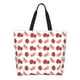thumbnail image 1 of Balery Strawberry Bolsa Tote Estilo Estético con Cremalleras, Bolsa de Hombro, Bolsa de Compras Grande y Plegable, 1 of 8