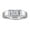 B-Wedding Ring, variant on SFTING S925 Sterling Silver 0.4CT Solitaire Round Wedding Band for Men with Half Pave Cubic Zirconia Engagement Ring Size 8