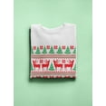 thumbnail image 3 of Christmas Deers Design Sweatshirt Women -Image by Shutterstock, Female x-Large, 3 of 4