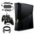 thumbnail image 1 of Xbox 360 S 4GB Video Game Console Bundle with 2 replacement Controllers - Refurbished, 1 of 5