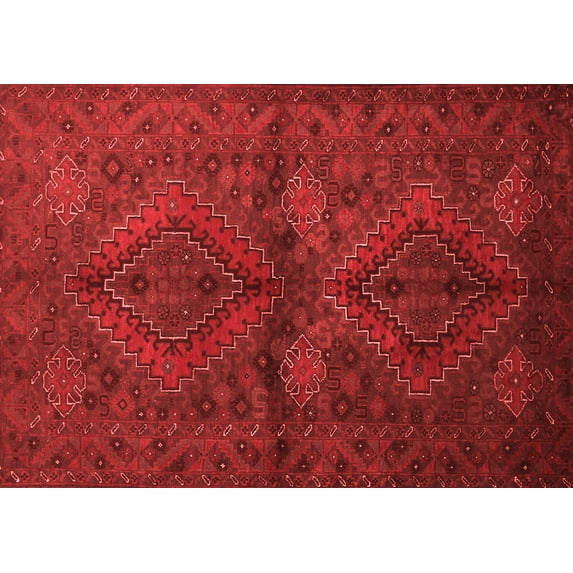 Ahgly Company Indoor Rectangle Persian Red Traditional Area Rugs, 6' x 9'