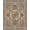 Gray Burnt Orange, Pattern 4, variant on ODIKA 8'x10' Washable Area Rug Non-Shedding, Easy Care, Design With Alphabet Border And Safari Map Layout Zoo Animal Educational for King Size Bedroom Under Bed, Master Suite