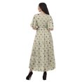 thumbnail image 3 of Moomaya Robe d'Été en Coton Slub Imprimée pour Femmes Grande Taille Robes pour Dames, 3 of 4