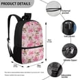thumbnail image 3 of HUISEFOR Deer Camo Bow Kids Bag Set,5 Piece 17 Inch Durable Backpack with Lunch Box,Pencil Case,Bottle Sleeve Multifunctional Bag for Boys Girls 6-12 Years Old Students, 3 of 6