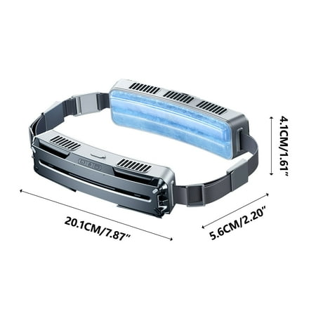 

WNFJR Portable Waist Fan with Charging Port High-Capacity Battery Hanging Fan Adjustable Wind Speed Waist Belt Fan Skin-Friendly and Eco-Conscious Cooling Fan